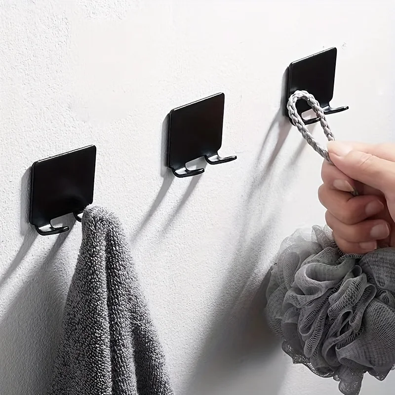 Razor Holder 2PCS Adhesive Wall Mounted Bathroom For Shower Hook Rack Gillette Shaver Shaving Holder