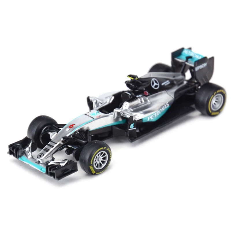 Bburago 1:43 2016 Mercedes AMG W07 Performance #44 Valtteri Bottas Static Simulation Diecast Alloy Model F1 Racing Formula Car 2