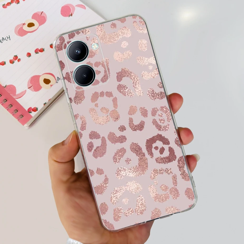 Stylish Painted Soft Silicone Back Cover – 6.5'' Phone Case