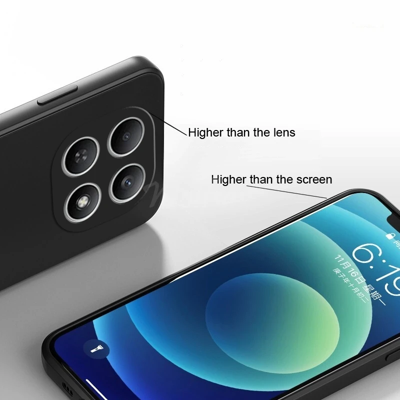Liquid Silicone Plain Rubber Phone Protector Case