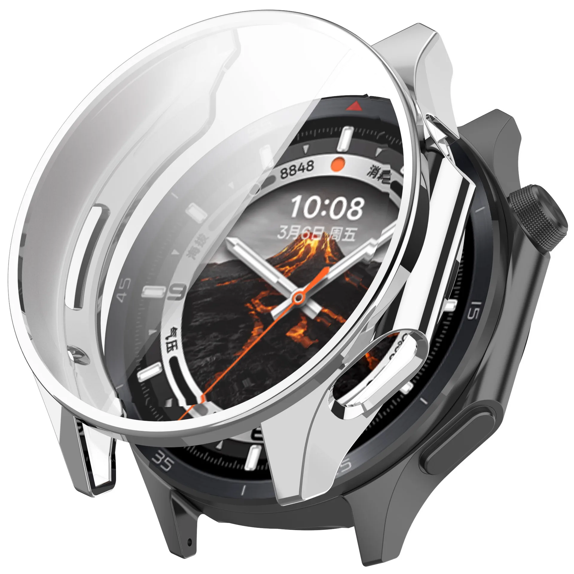 غطاء من الزجاج المقسى + غطاء من البولي كربونات لسا...