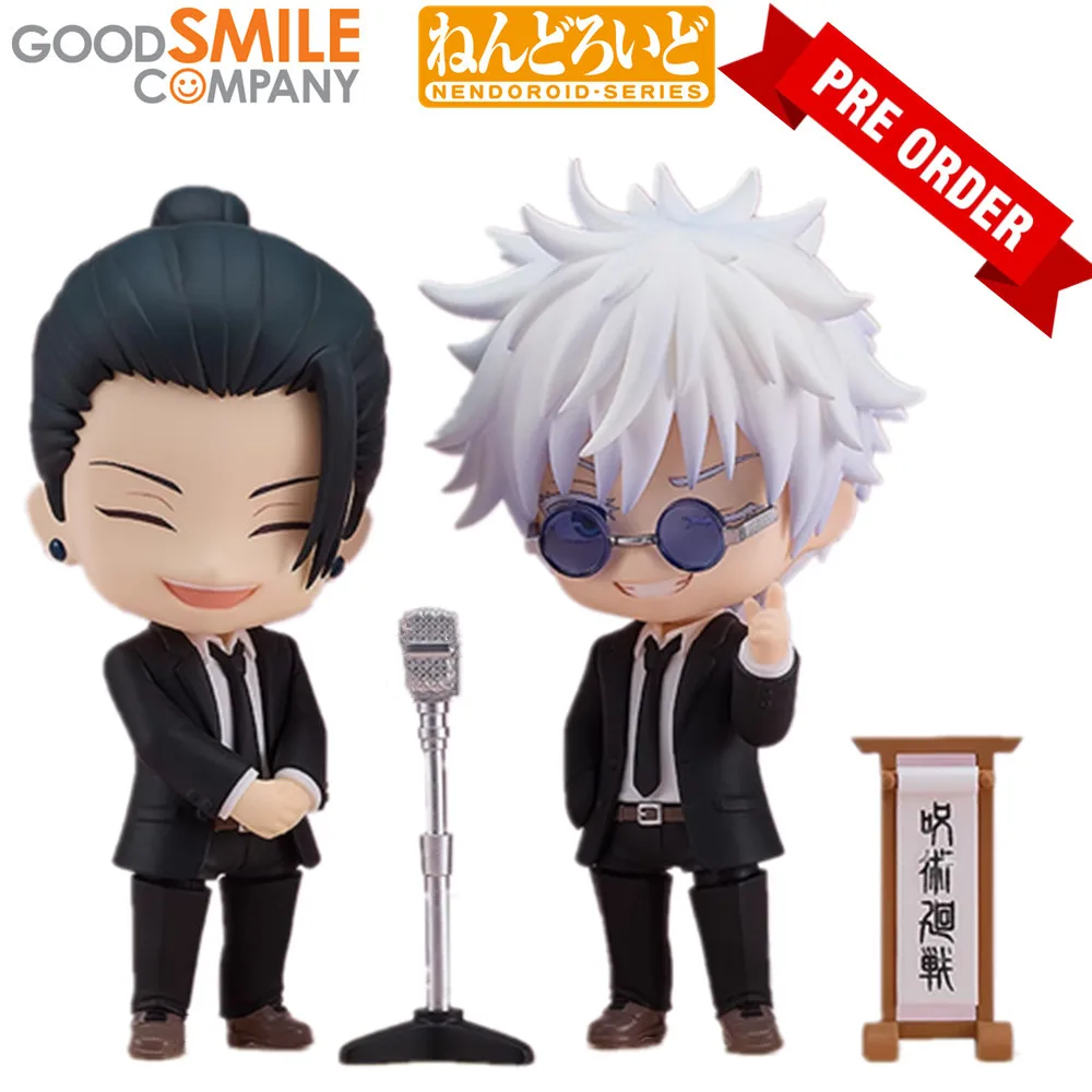 

Original GSC Nendoroid Jujutsu Kaisen Satoru Gojo Suguru Geto Suit Ver. Anime Action Figure Toys Kwaii Q Doll for Bitrhday Gift