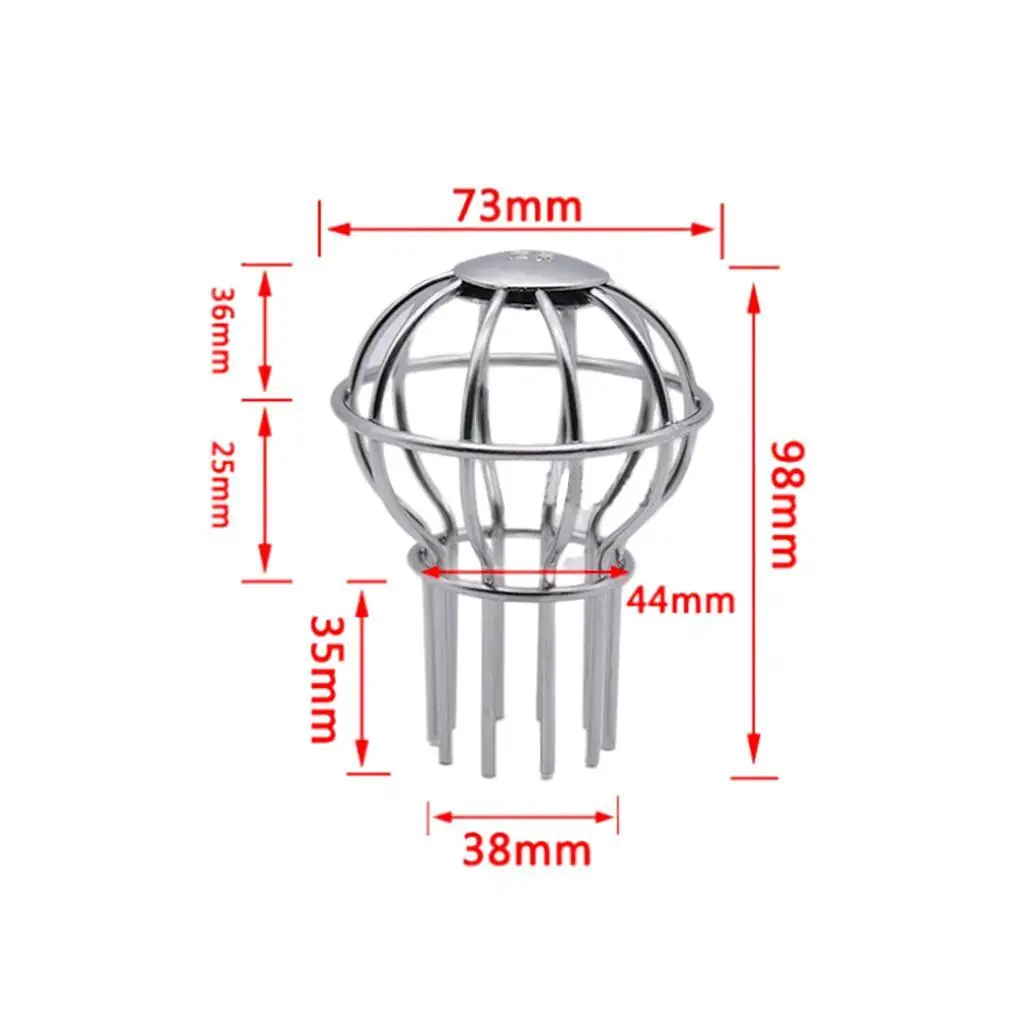 DOWN PIPE GUTTER BALLOON PIPE GUARD FILTERS STRAINER ANTI BLOCKAGE 140mm