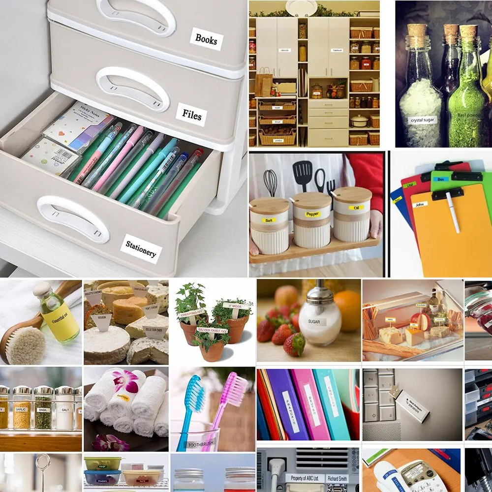 1pcs 호환 dymo D1 6/9/12/19/24mm 테이프 45010 45013 45018 40910 40913 43613 18445 18444 Dymo labelmanager LM160 210D 용