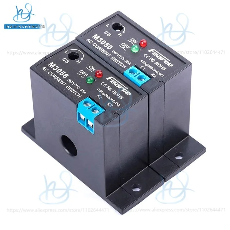 Current sensing monitoring mutual inductance module overload protection alarm linkage control switch sensor normally open M3050
