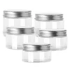Plastic Jars Empty Makeup Container Clear Bottle For Kitchen Storage Dry Food 200/300/400/500ml PET Container Jars Pot with Lid 1