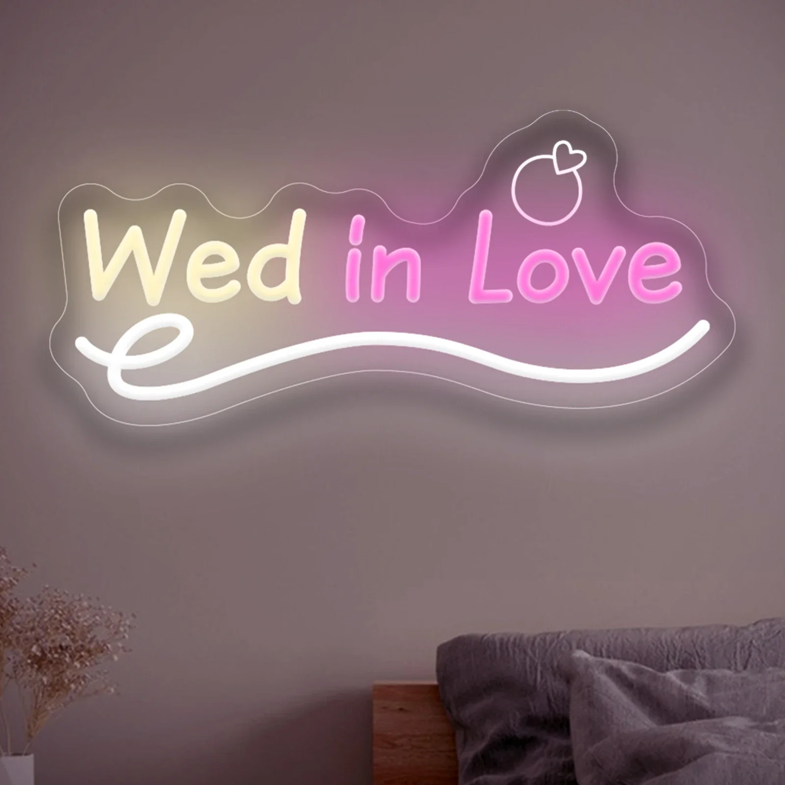 לוח נאון מתכוונן באמצעות USB עם תאורת LED ניאון לשתייה בבר, מערת האיש, חדר שינה, בית מלון, חנות משחקים, חדר מסיבות וקיר