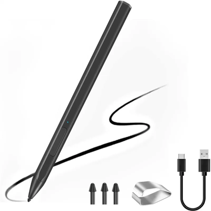 4096 Penna Stilo Per Microsoft Surface Pro X/9/8/7/6/5/4/3/Surface 3/Go 3/Go 2/Go/Book 3 2 1/Laptop 5 4 3 2/Rifiuto Palmo Da Studio
