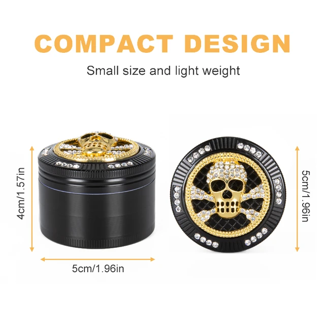 50MM Zinc Alloy Herb Grinder Color Printing Water Drop Cigarette Spice Crusher  Mill Cartoon Tobacco Grinder Smoking Accessories - AliExpress