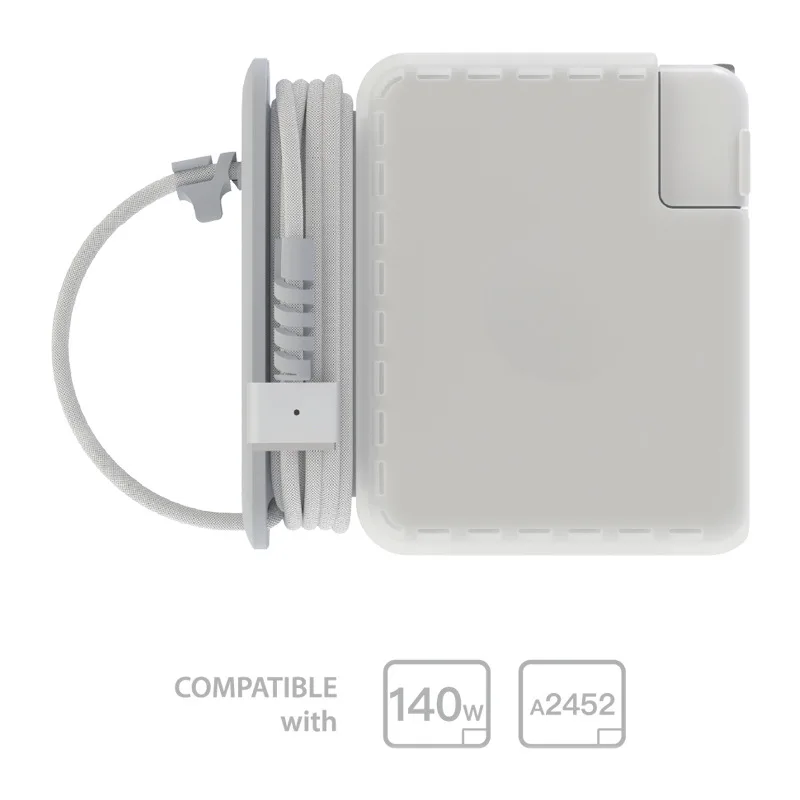 MacBook Pro 충전기 케이스,85w 87w 96w Apple 충전기 케이스, MacBook Pro 충전기 케이스,여행용 코드 정리함, MacBook 액세서리