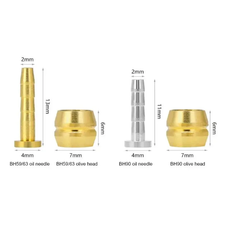 MTB Bicycle Olive Head Mountain Bike Oil Needle BH90/BH59/SRAM/MAGURA Tubing Cut-off Oil Brake Compatible Shimano