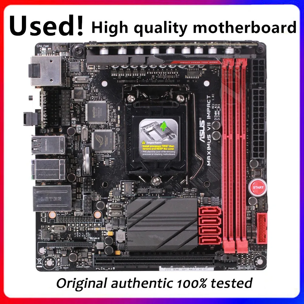 M7I Per Asus Maximus Vii Impact Scheda Madre Desktop Z97 Lga 1150 Per Core I7 I5 I3 Ddr3 Sata3 Usb3.0 Scheda Madre Usata Originale