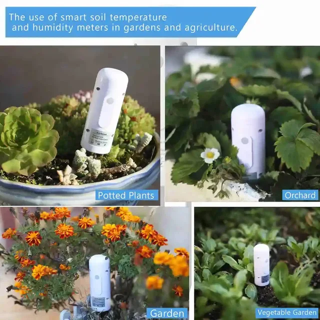 Tuya Zigbee Smart Water Valve Controller Sprinkler Drip Irrigation System and Tuya Zigbee Soil Moisture and Temperature Sensor 4