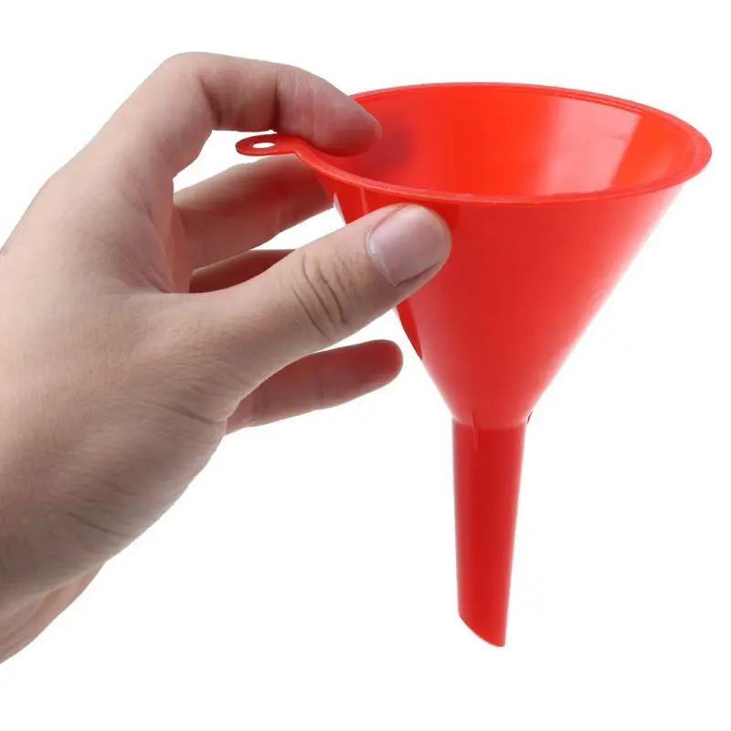 4Pcs Small Car Refueling Funnel Gasoline Engine Oil Additive Motorcycle Farm Machine Use Convenient Anti-leakage plastic filter funnel metal funnels