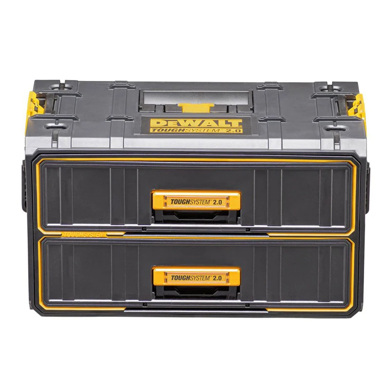 DEWALT DWST83529-1 TOUGHSYSTEM 2.0 볼 베어링 서랍 슬라이더 모듈 유닛, 다기능 보관 도구 상자, 2X 서랍 포함