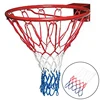 Outdoor Sports Basketball Net Standard Nylon Thread Basketball Hoop Mesh Net Backboard Rim Ball Pum 12 Loops 3
