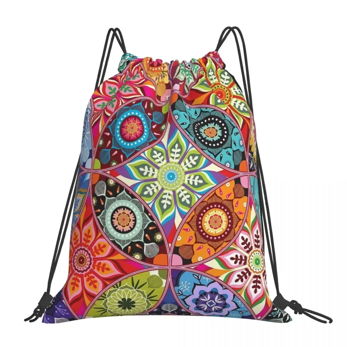 

Moroccan Bazaar BackpacksMulti-function Portable Drawstring Bag Drawstring Bundle Pocket Sports Bag Book Bags For Travel Student