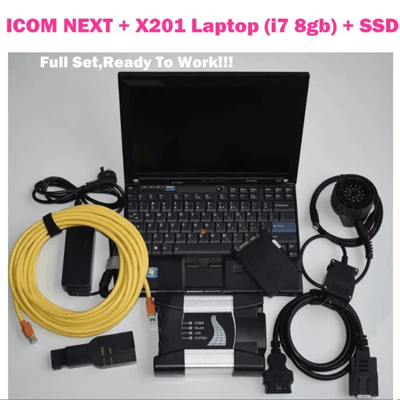 Автомобильный диагностический программатор ICOM NEXT A2 + B C инструмент для BMW SSD/HDD