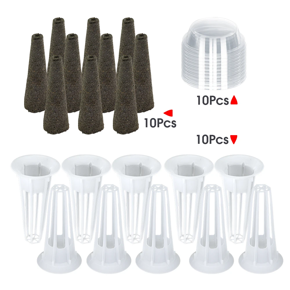 Hydroponic Indoor Garden Starter Kit with Seed Pods and Growth Medium