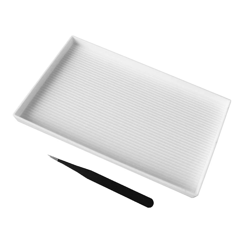

HOT SALE Diamond Painting Accessories Large Capacity DIY Tweezers Diamond Plate Handwork Square Rhinestone Tray Big Tools