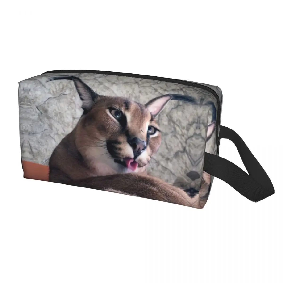 Toiletry Bags Caracal Case Cosmetic Bag Makeup Case Cat Bag