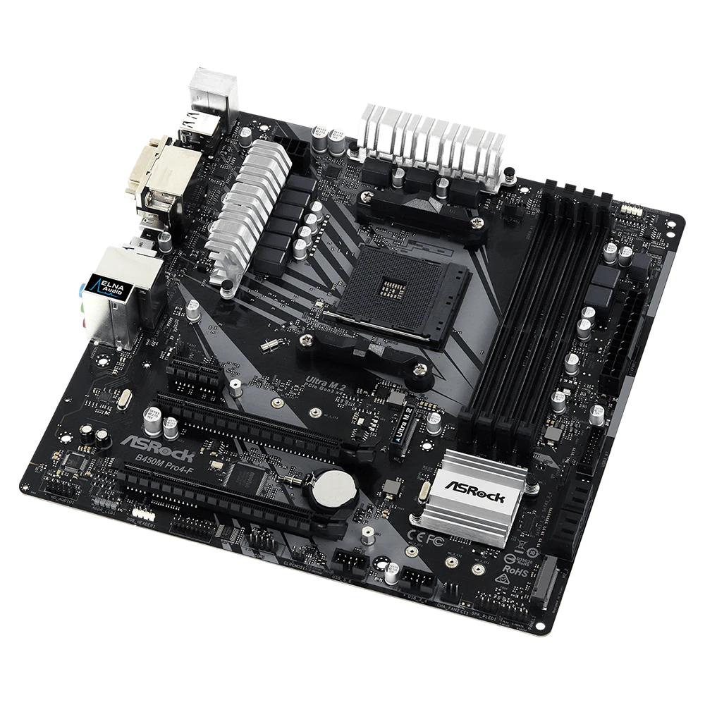 B450m Pro4 F R2 Asrock B450 Pro M4 ASROCK Brand New B450M Pro4-F