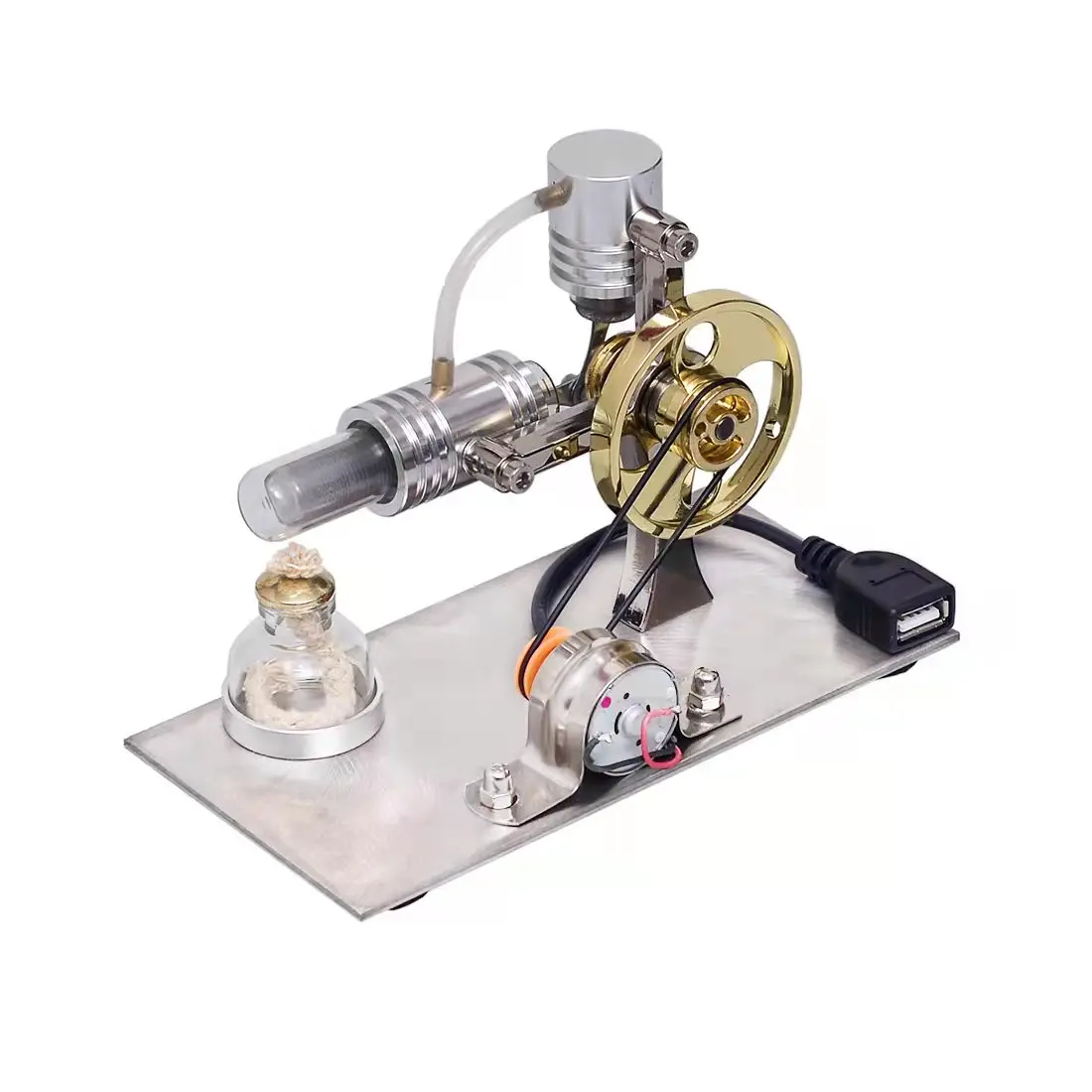 Stirling Motor Modell Dampf Physik Wissenschaft Technologie Wissenschaft  Kleine Produktion Kleine Erfindung Experimentelle Spielzeug