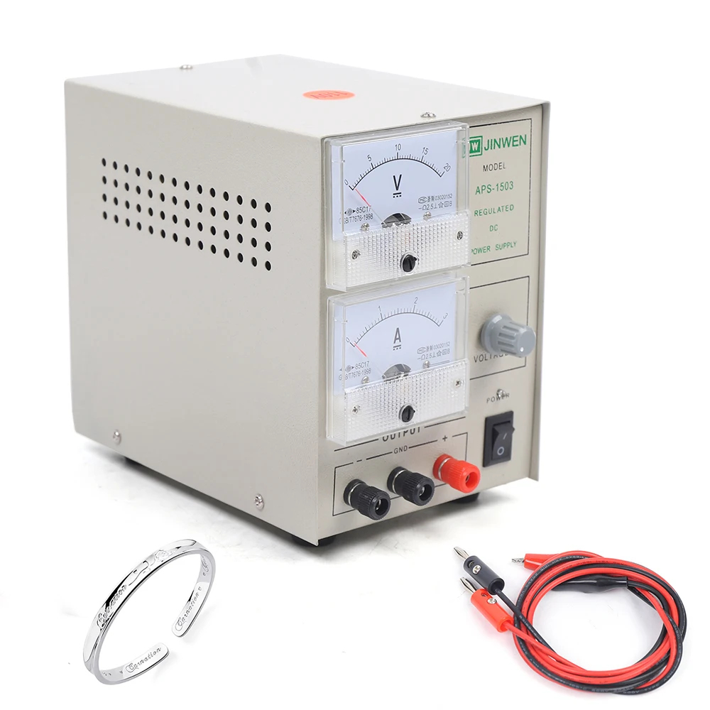 Jewelry Craft Kit Gold Plating Machine Jewelry Plater Electroplating Kit Automatic Voltage Regulation Overcurrent Protection
