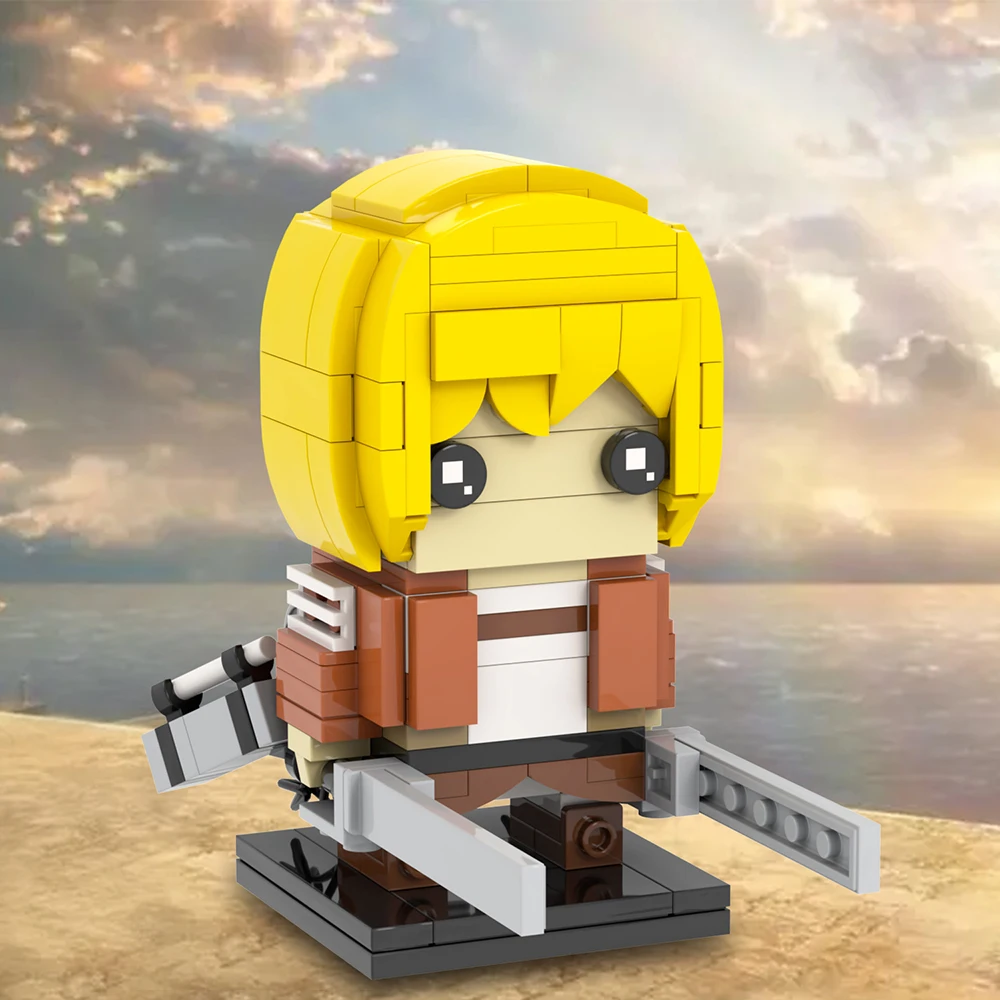 MOC Attack On Titan Giant Brick Anime Action Figure Rumbling Cannon Weapon Building Blocks Toys For Children Creative Birthday Gift