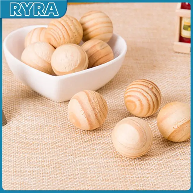 Illatos Fa Golyó 5Db/Táska Szekrény Kártevőirtó Mothballs Moth Riellent Megakadályozza A Nedvességálló Penészcsökkentést