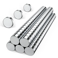 Super Powerful NdFeB Disc Magnets for Fridge, DIY Projects, Scientific and Office Use - Multi - Pack Options Available (6x2mm)