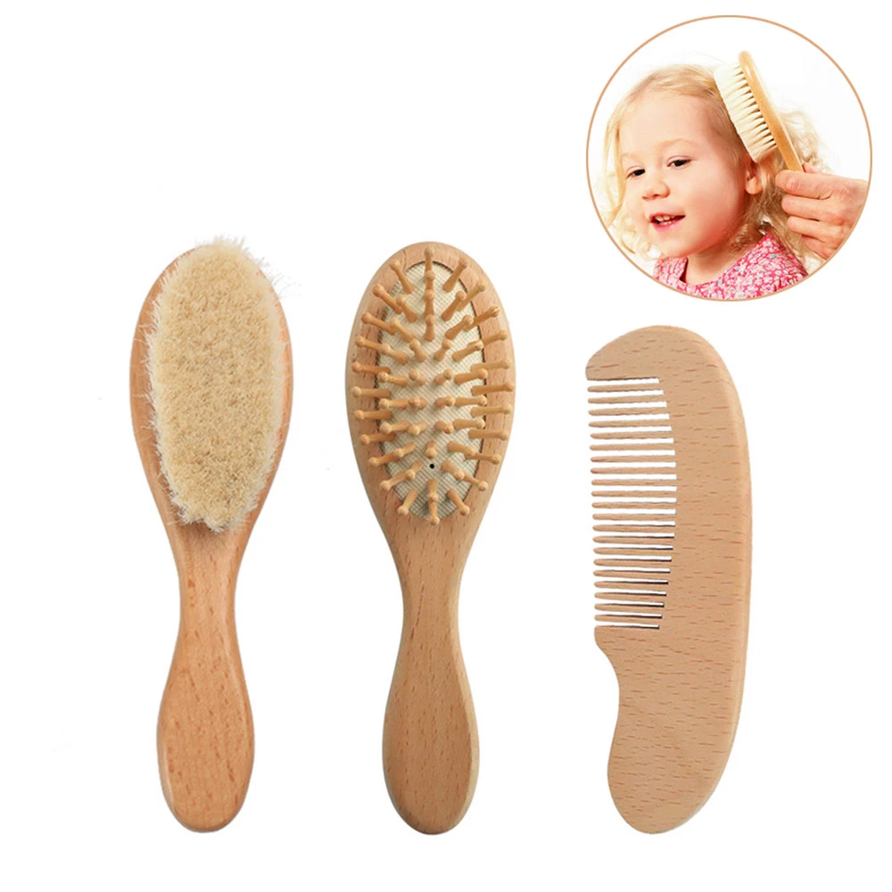 Baby Grooming Healthcare Kits Newborn Baby Soft Hair Brush Newborn