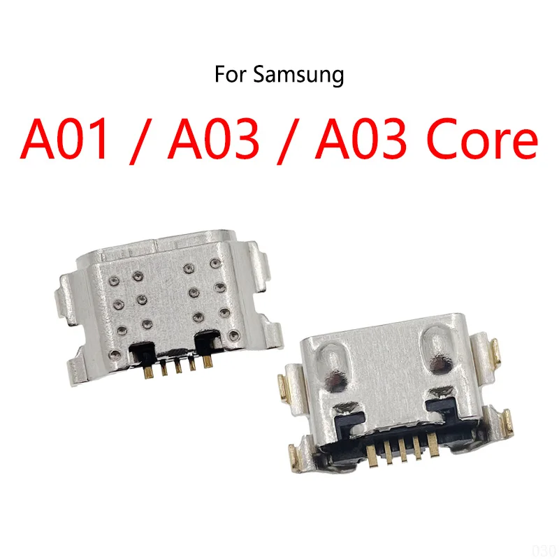 

50 шт./лот для Samsung Galaxy A01 A015F / A03 A035F / A03 Core A032F Micro USB зарядная док-станция зарядный порт разъем