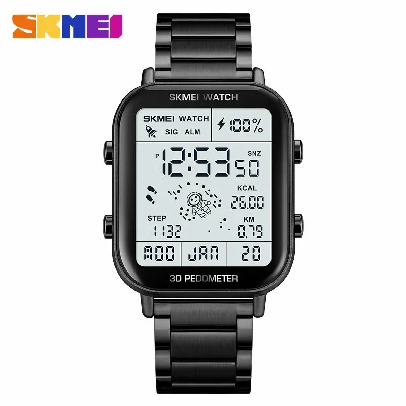 SKMEI1888LuxuryBusinessDigitalWatchesMenStopwatchCountdown