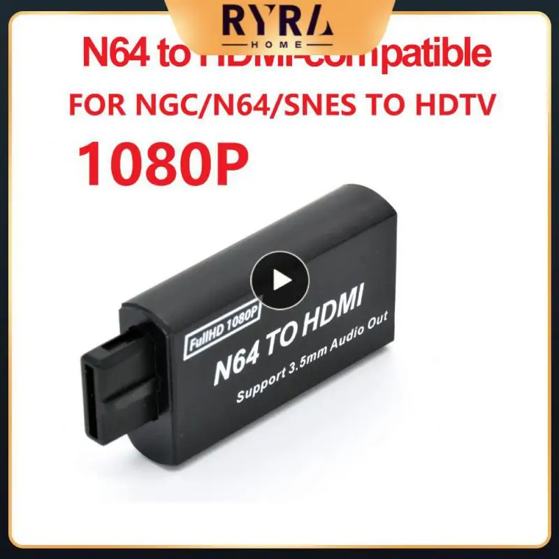 Adattatore Video Di Alta Qualità Per Console Gamecube Cavo Convertitore Adattatore Compatibile Da N64 A Hdmi Per N64/Snes/Ngc