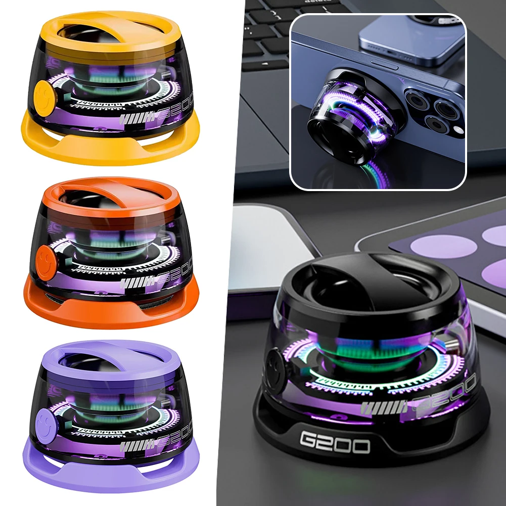 Magnetic Bluetooth-compatible Speaker Rechargeable Mini Portable Speaker For Listening Music