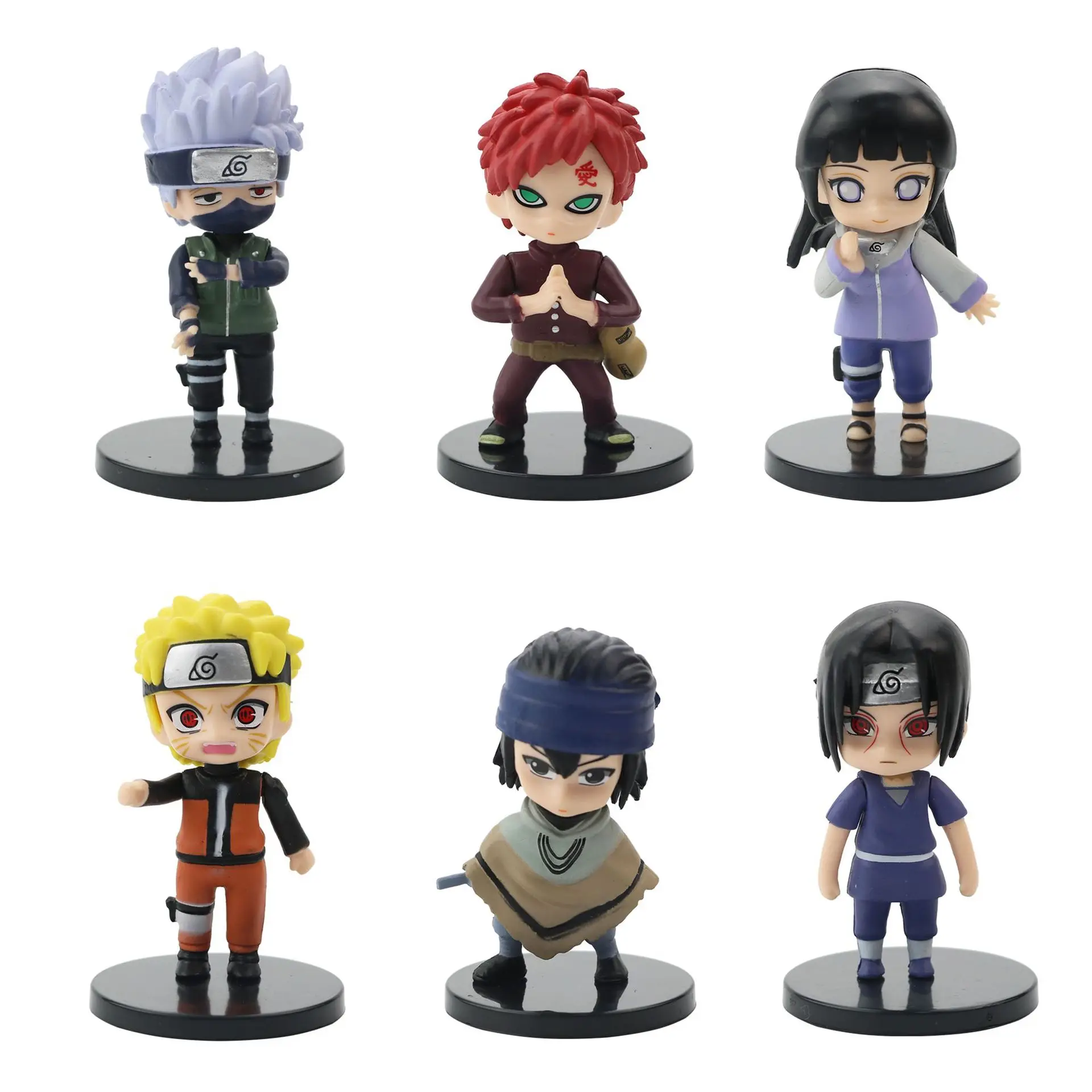 Naruto anime figura, minato, filho, filho, namikaze, kakashi, obito,  sasuke, 2 pcs/lot