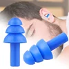 Soft Silicone Earplugs Waterproof Swimming Ear Plugs Reusable Noise Reduction Sleeping Ear Plugs Hearing Protector with Box 2023 2
