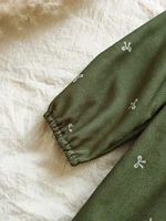 Robe d'automne pour filles de 4 à 7 ans, tenue de princesse de Style coréen, col de poupée imprimé, à la mode, décontractée, nouvelle collection 2025 5