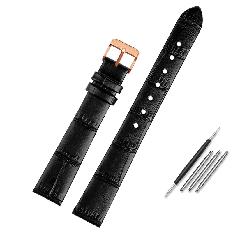 14mm Armani is full of stars Watch Band High Quality Genuine Leather Waterproof Strap For Armani  AR1911 AR1910 AR1802 Wristband