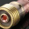 10x Glass Cup TIG Welding Torch Accessories Lens TIG Stubby Gas Lens Cup Kit TIG Welding Stubby for WP-17/18/26 6