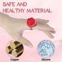 Vibrator Ring Klitoris Vibrator Offene Finger Ringe Für Frauen Mini Größe Klitoris Nippel Massagegeräte Erwachsene Spielzeug Stimulator Sex Spielzeug 5