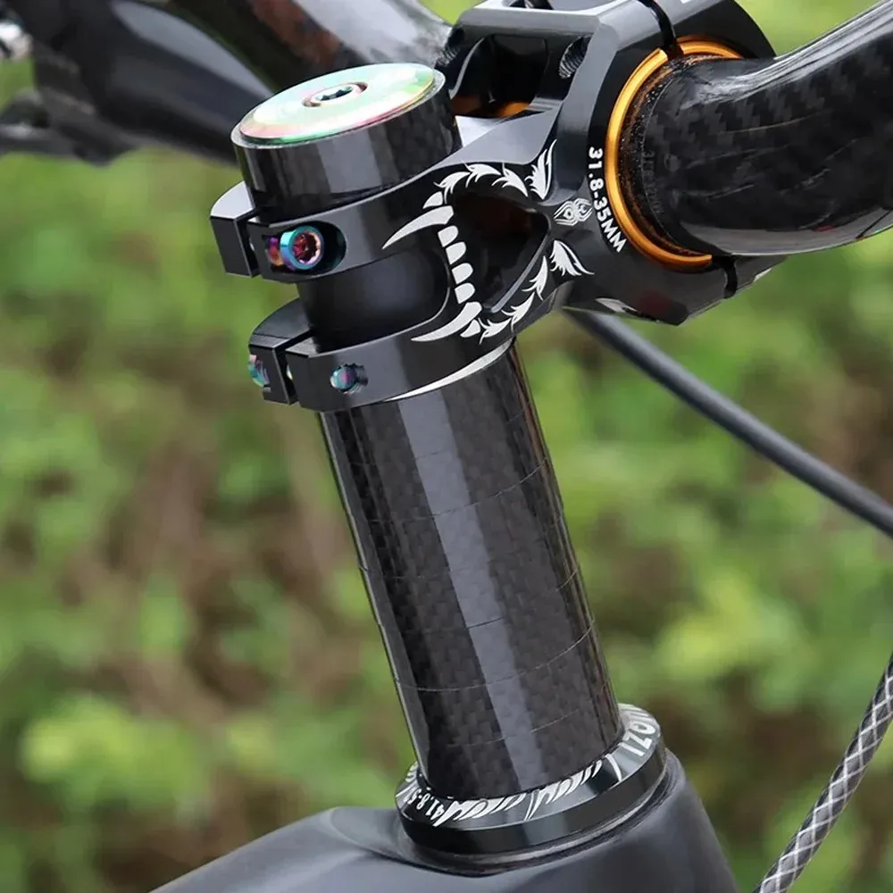 Bicycle Carbon Fiber Spacer 3/5/10/15/20mm 28.6mm Headset Washer MTB Front Fork Spacer Accessories bicycle spacer