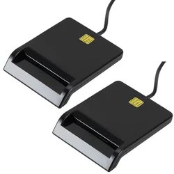 Universal USB Smart Card Reader - Stable, Reliable, and Simple Operation (2PCS)