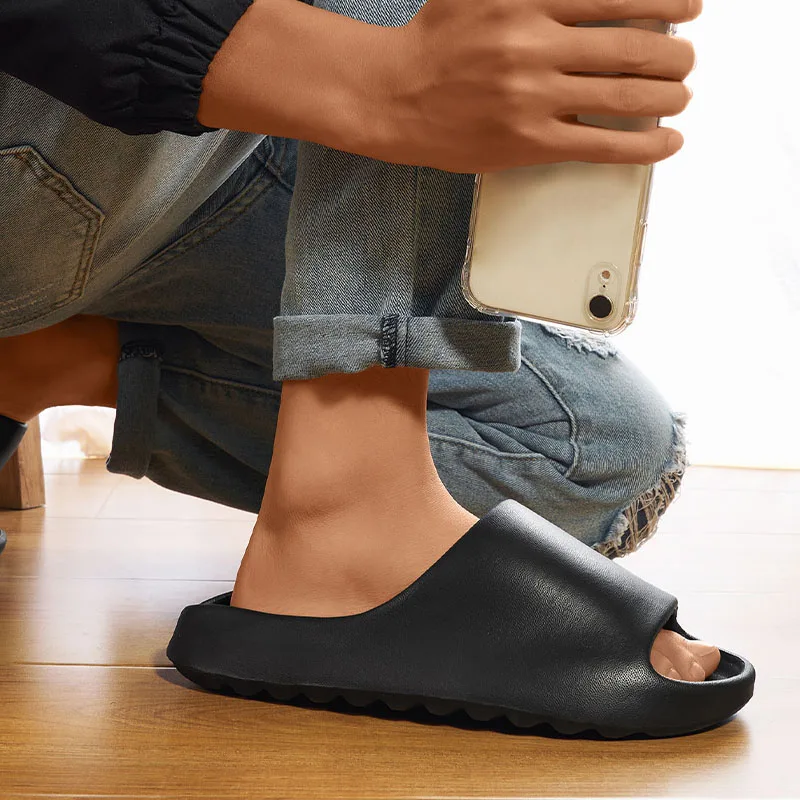 Slides Outfit Ideas Yeezy Slides Style Yeezy Men's Slide Sandals, Comfort  And Traction Men Dark