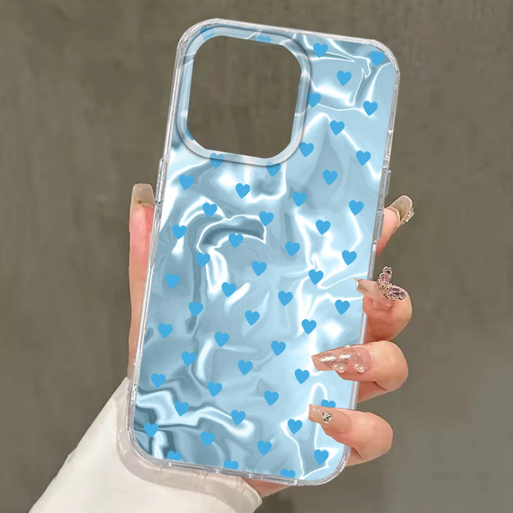 Colorful Love Heart Luxury Phone Case