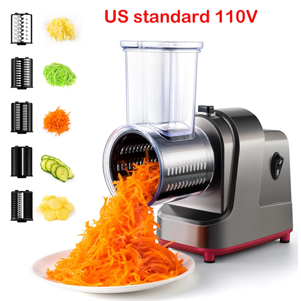 5-in-1 Electric Vegetable Slicer & Shredder 7