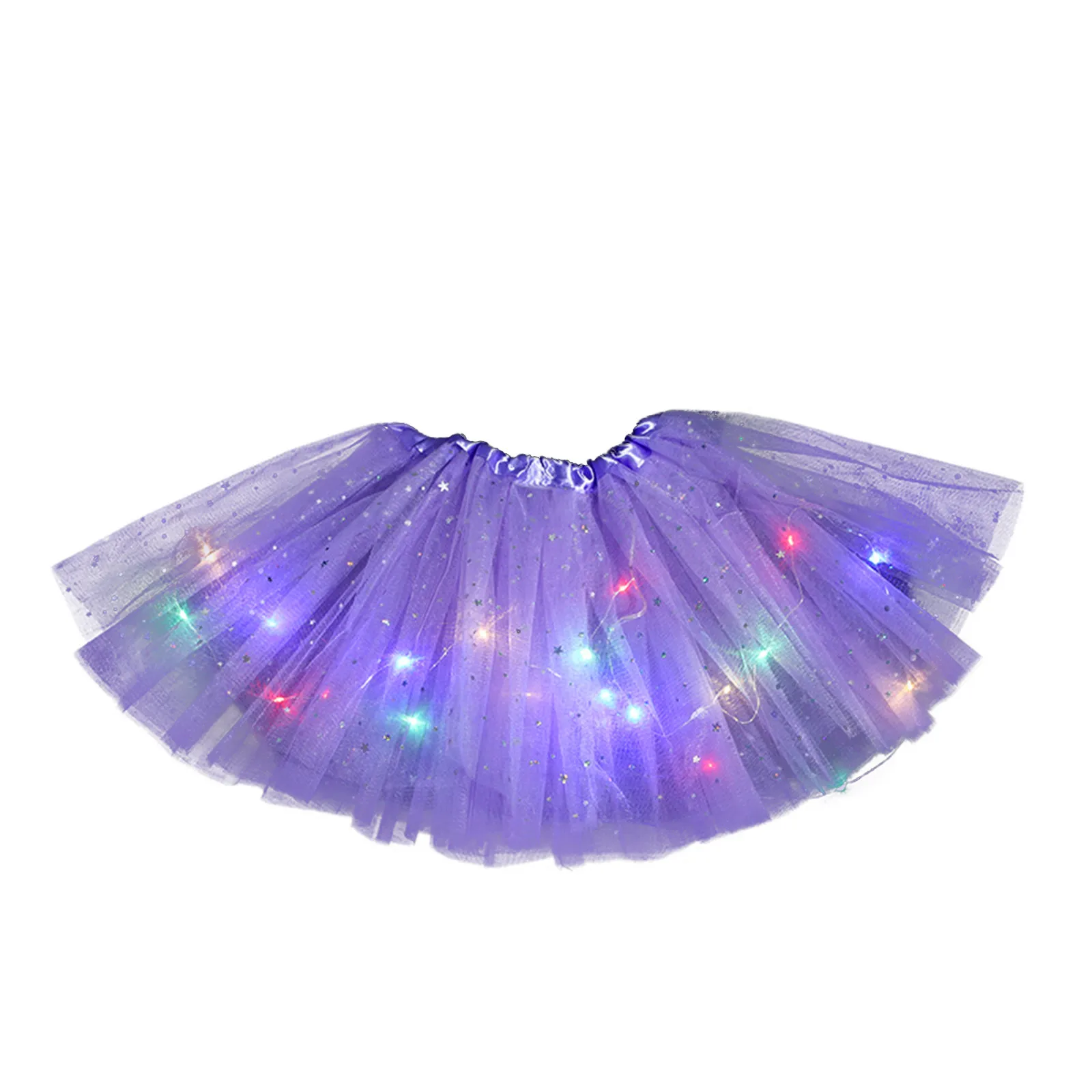 

Children'S Luminous Yarn Skirt Ballet Skirt Dance Costumes Yarn Skirt Performance Props Led Ropa De NiñA Costumes детская одежда