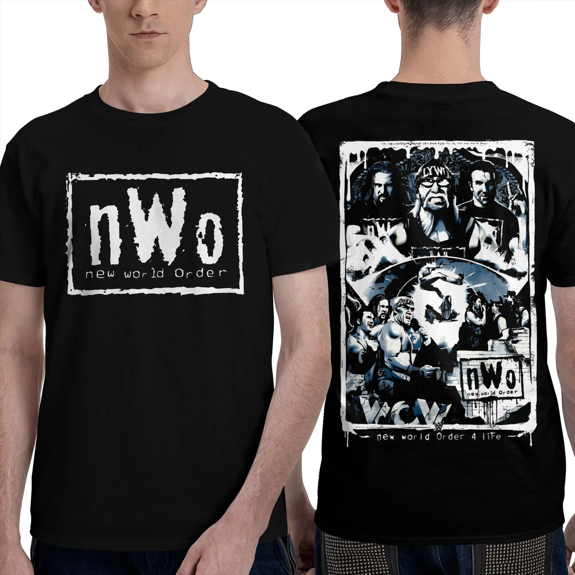 Stylish Novelty Heels Graphic Crewneck Cotton T-Shirt, Unisex Short Sleeve, Double-Sided Print
