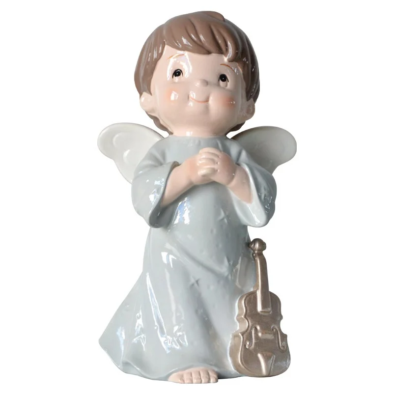 [Mgt]European Little Angel Ornament Statue Decoration Home Office Decorazione Creativa Artigianato Regalo D'Amore